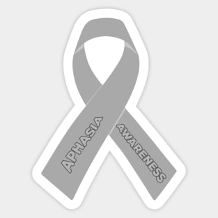 Aphasia Awareness Sticker